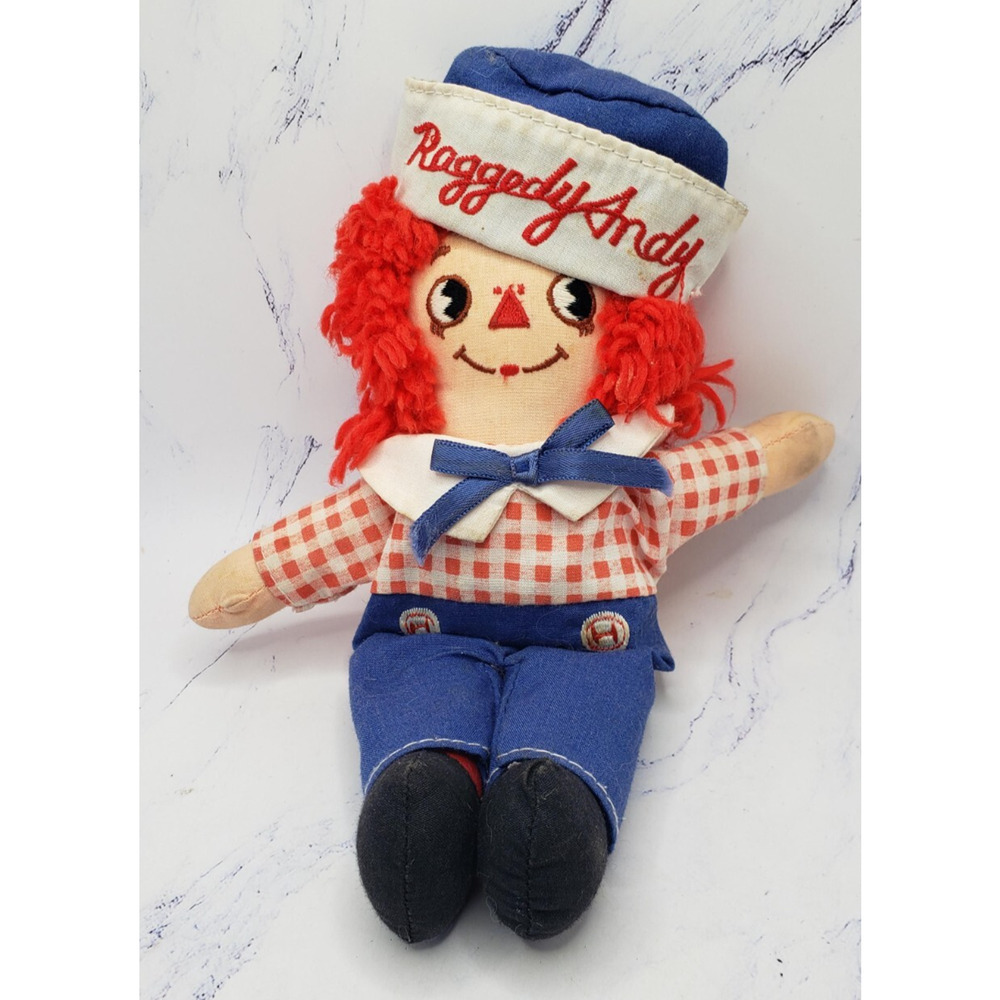 Applause Vintage 1982 Raggedy Andy 8 Inch Small Plush Doll